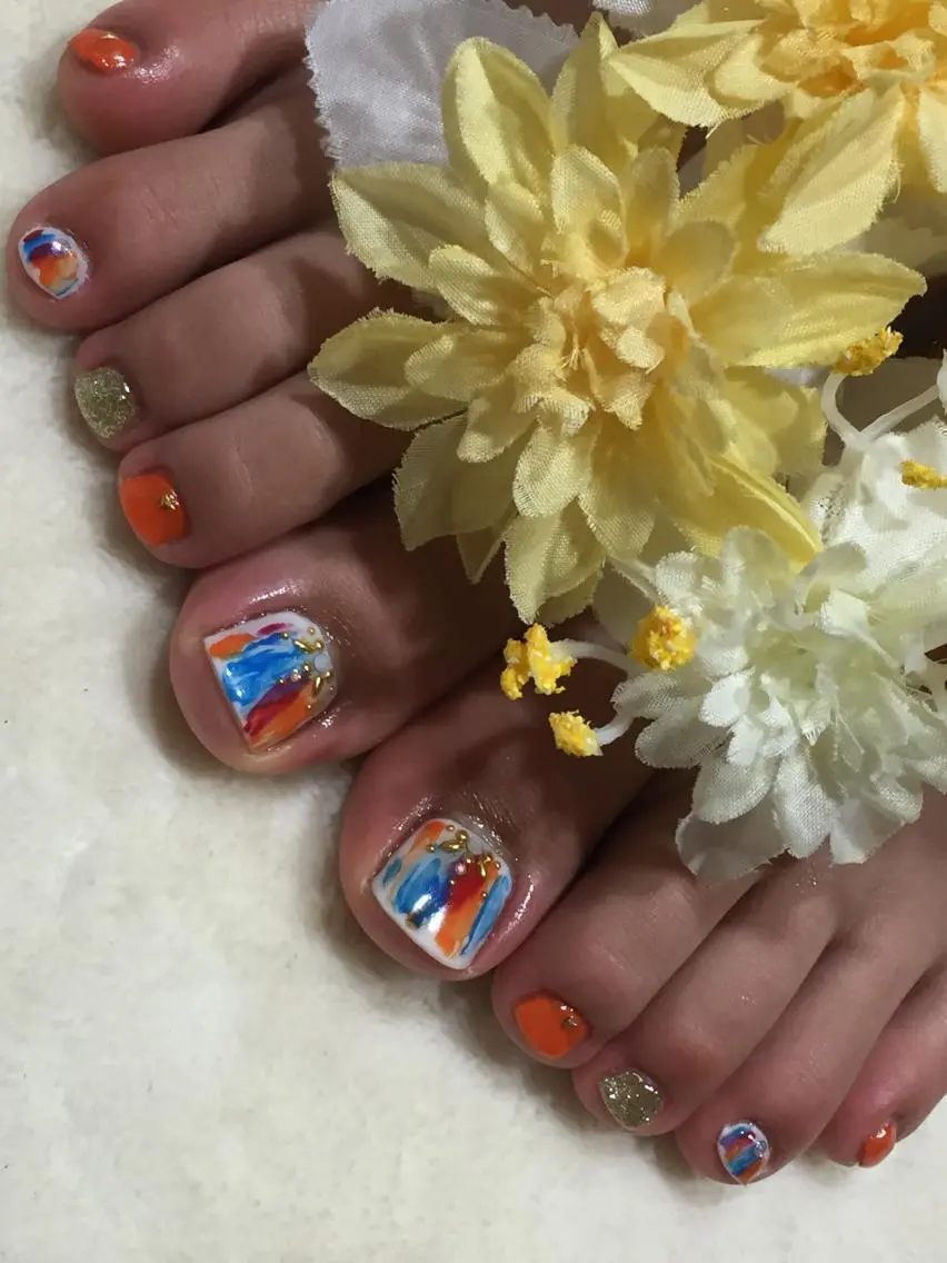 ネイル フットネイル MyurioNail みわこのネイルデザイン