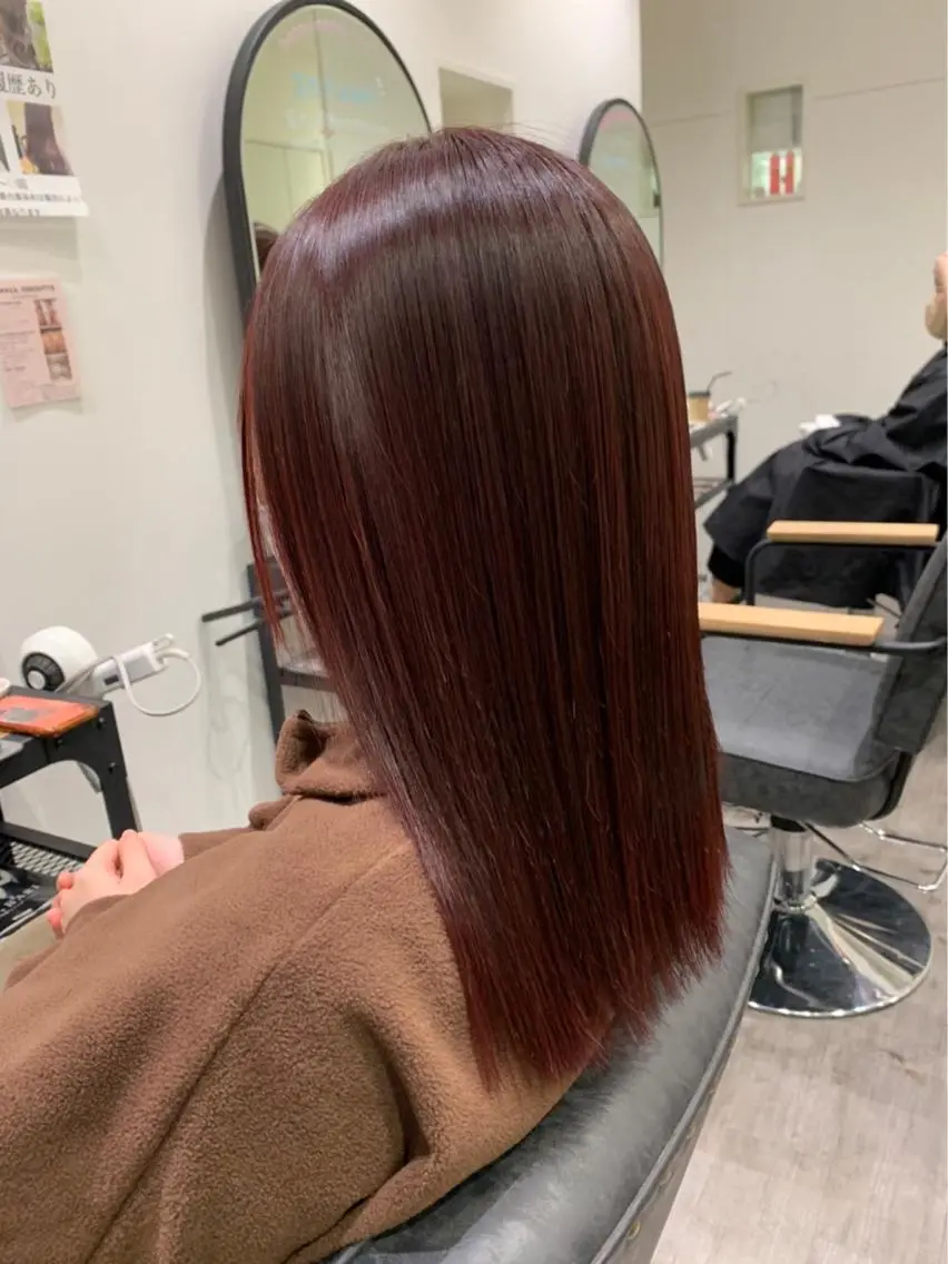 セミロング 片平 帆香のヘアスタイル
