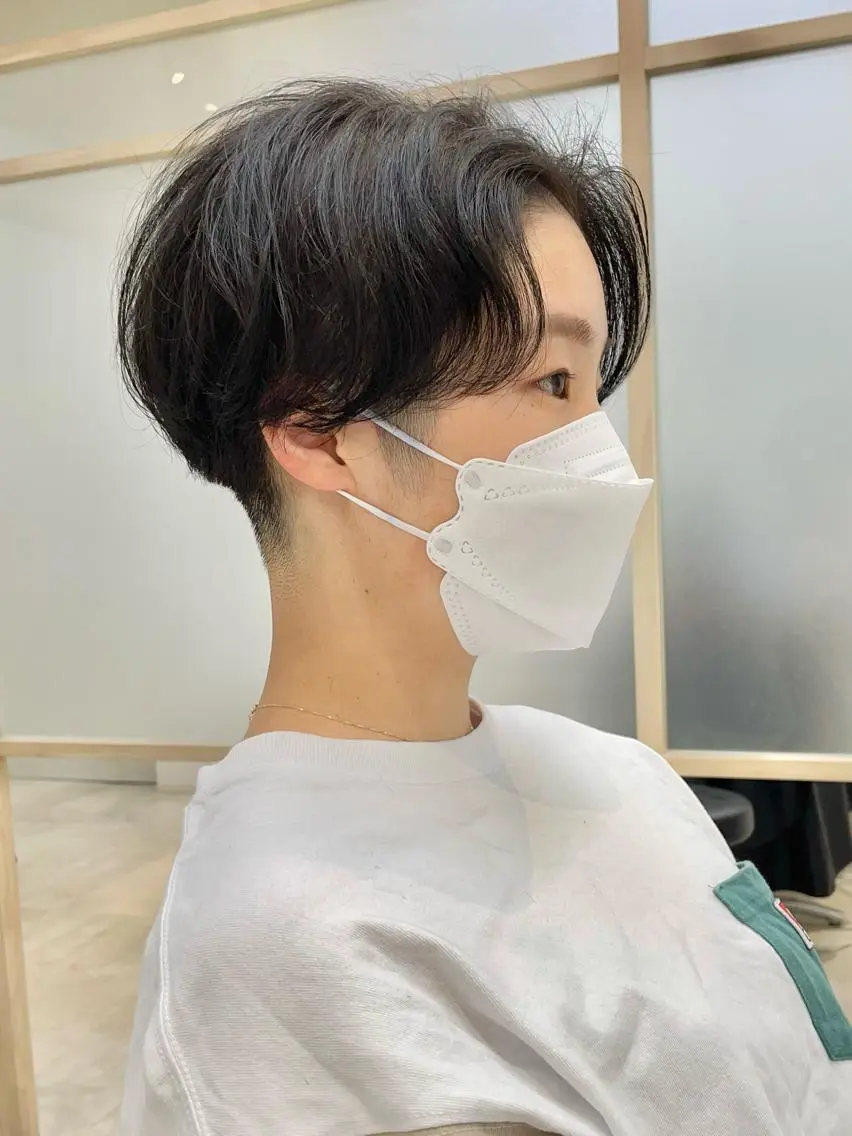ショート カラー カット ヘアカラー トリートメント ショートヘア相談所✨ 澤里大のヘアスタイル