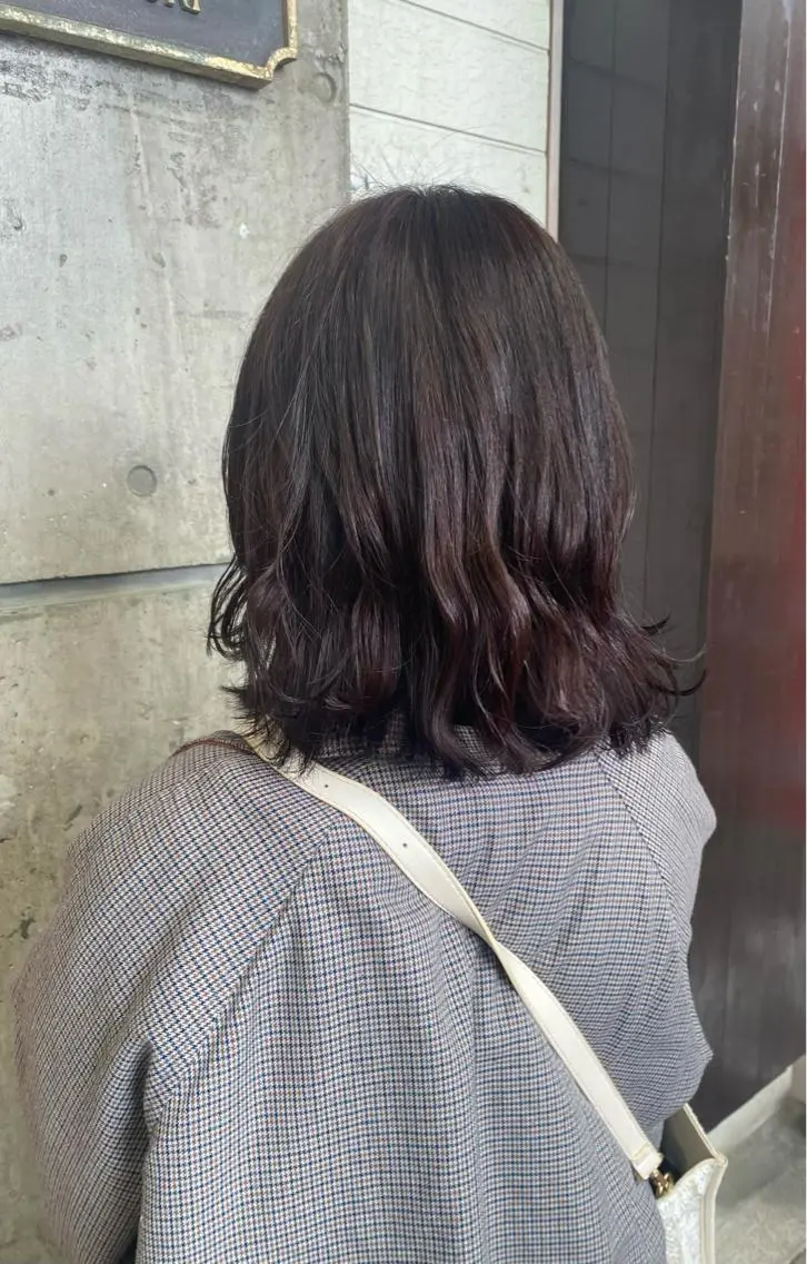 カラー ブラウンカラー ピンクカラー SHICUNE /ミホのヘアスタイル