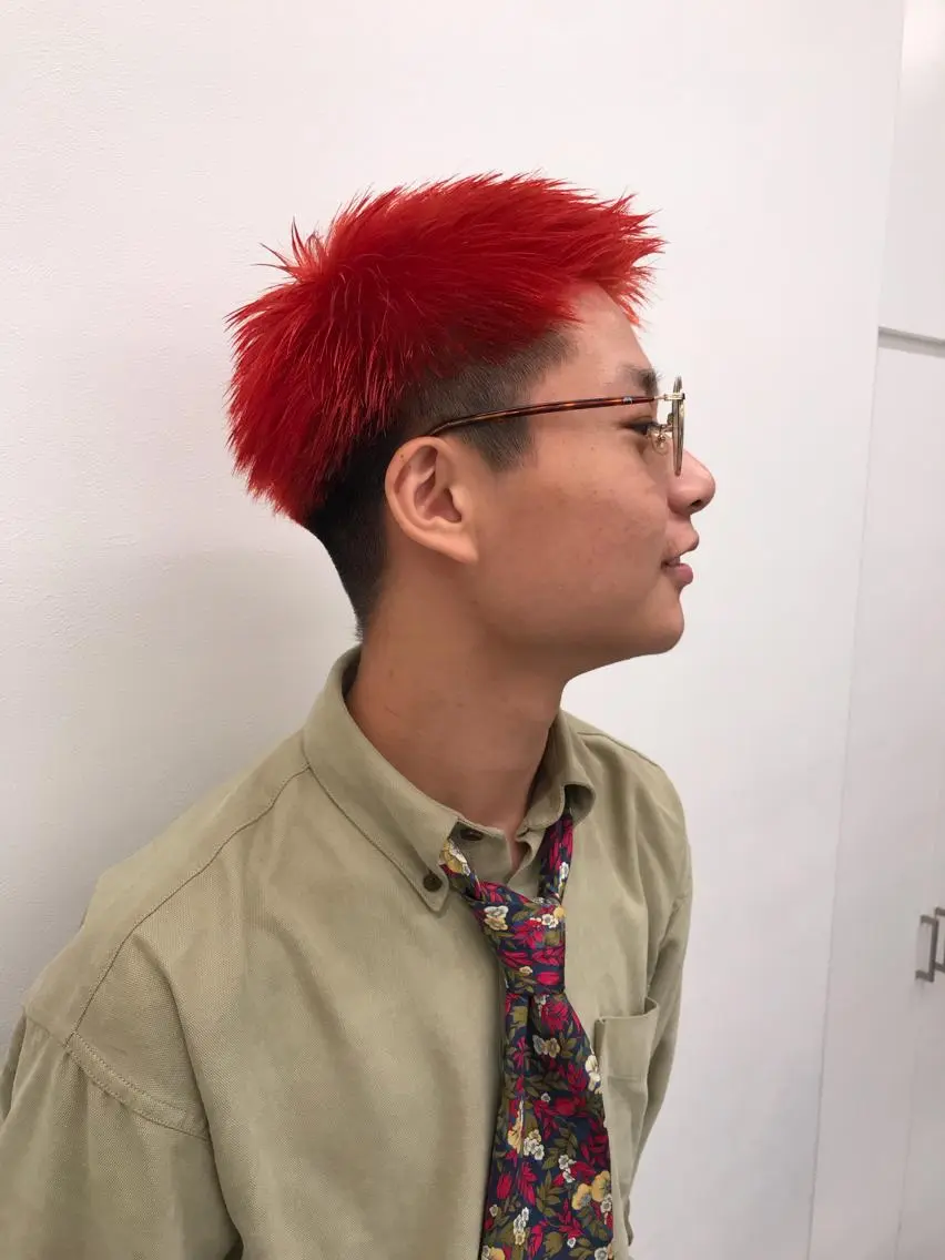 ショート カラー メンズ 💞あざと可愛い💞 児玉大地のヘアスタイル