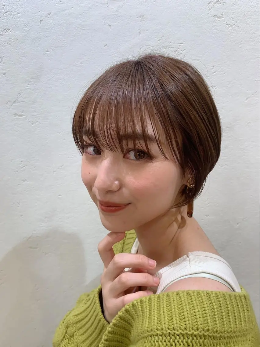 ショート カット ヘアカラー トリートメント ヘッドスパ 代表 吉澤弘哲のヘアスタイル