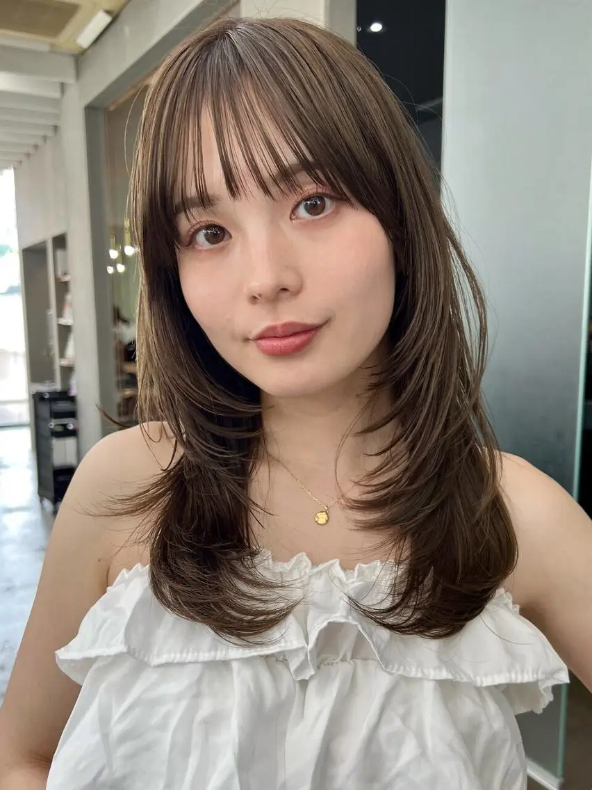 セミロング カラー Lond one /みおんのヘアスタイル