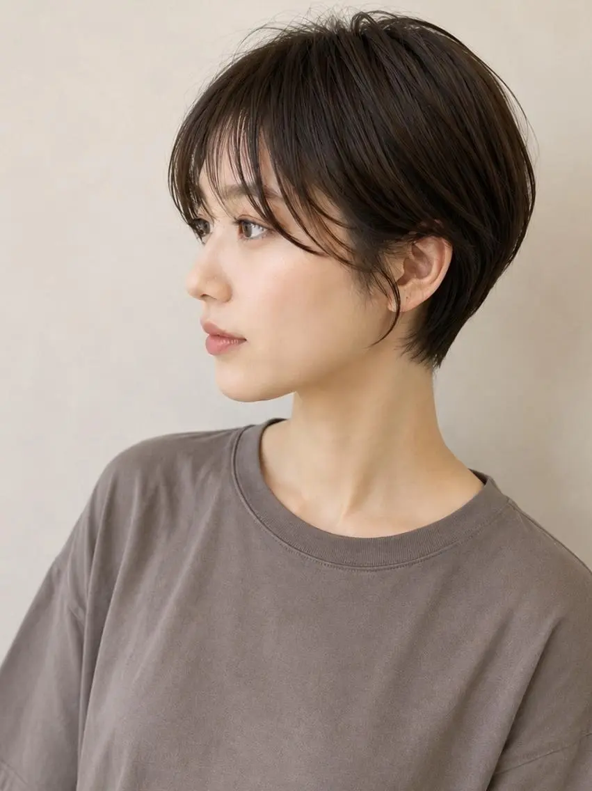 ショート ショートヘア 大人ショート/ 似合わせ/中野のヘアスタイル