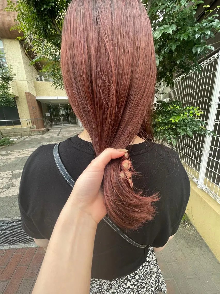 セミロング カラー 🙃 透明感カラー/ボブのヘアスタイル