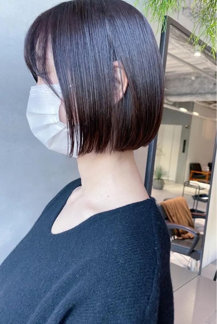 ミディアム カラー ボブ 眉毛ワックス konomiの眉毛・アイブロウイメージ