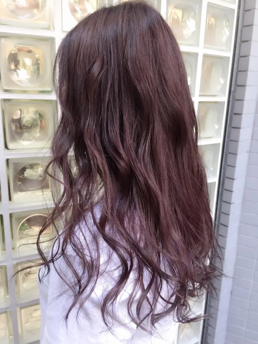 ロング カラー パーマ ヘアアレンジ 神山 昌子のヘアスタイル