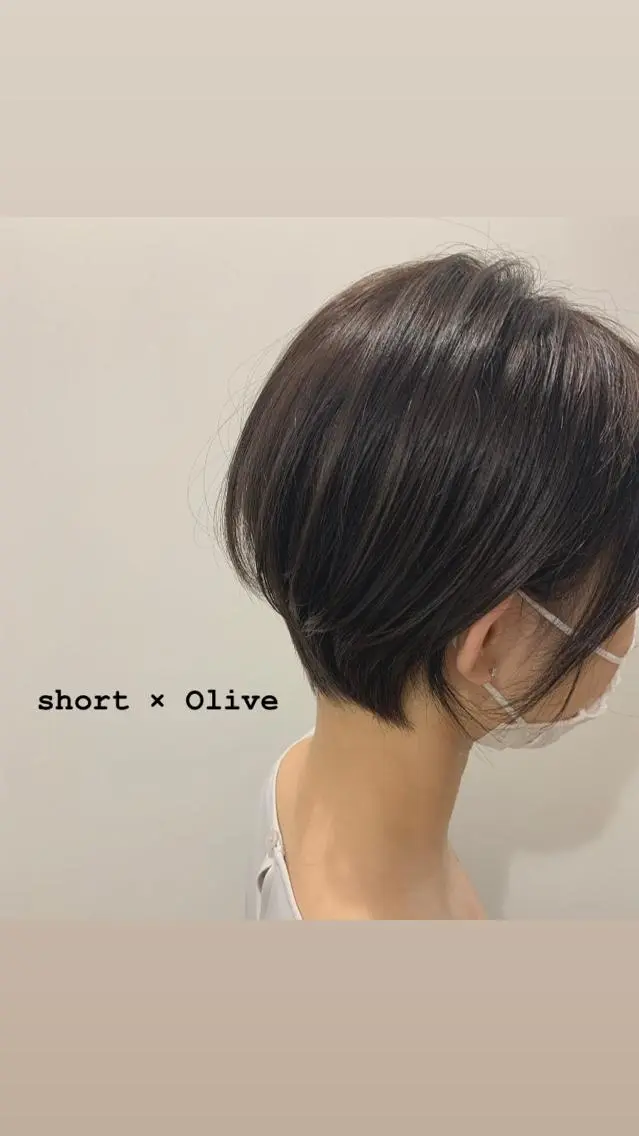 カラー グレージュ オリーブグレージュ オリーブグレー 杉山 憂人のヘアスタイル