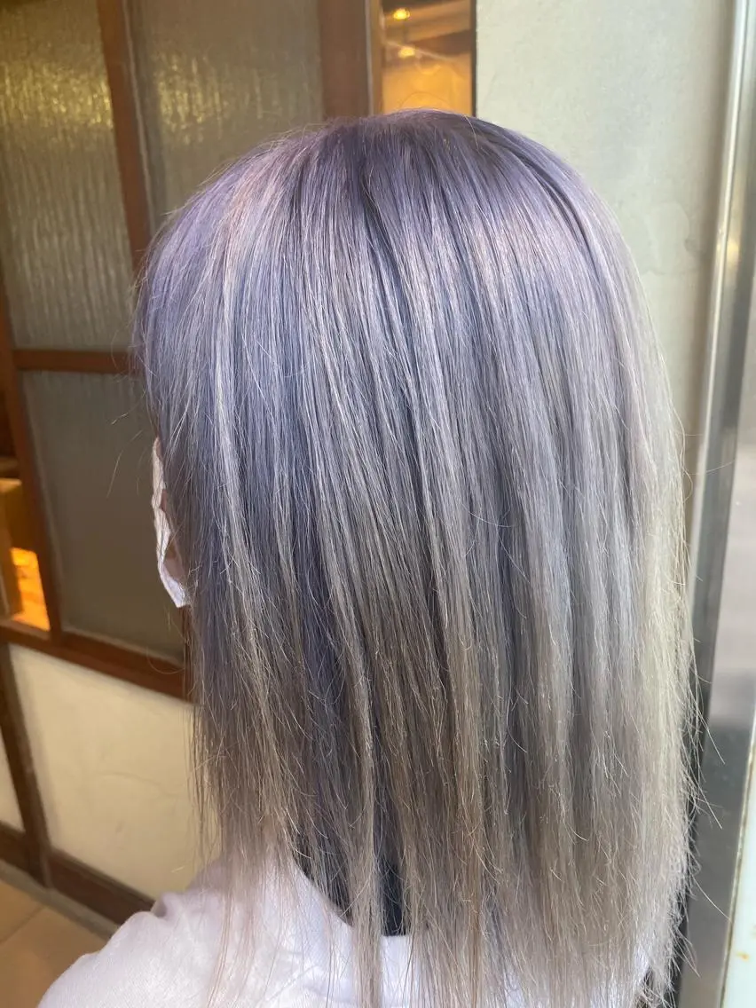 セミロング カラー パーマ ヘアアレンジ メンズ キッズ ネイル マツエク・マツパ 🌈髪質改善・美髪矯 正・平野瀬乃🌈のヘアスタイル