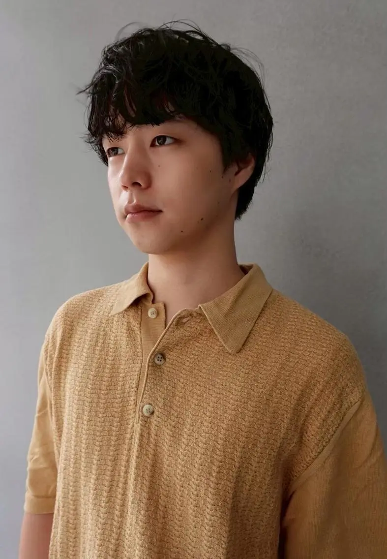 ショート メンズ メンズバレイヤージュ メンズブリーチ メンズハイライト メンズパーマ アッシュ カット ヘアカラー CEINEloq 学芸大学のヘアスタイル