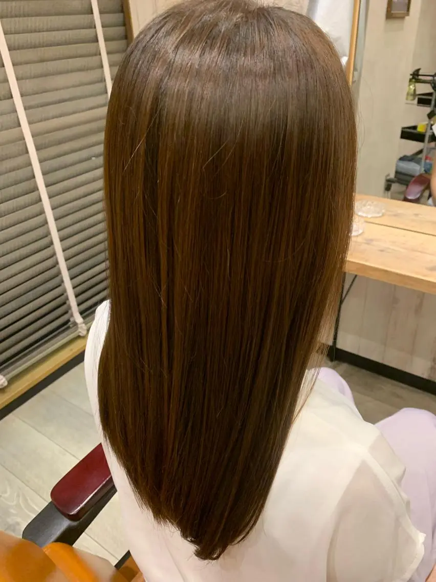 ロング カラー アッシュ 透明感カラー サケモト ユウジのヘアスタイル