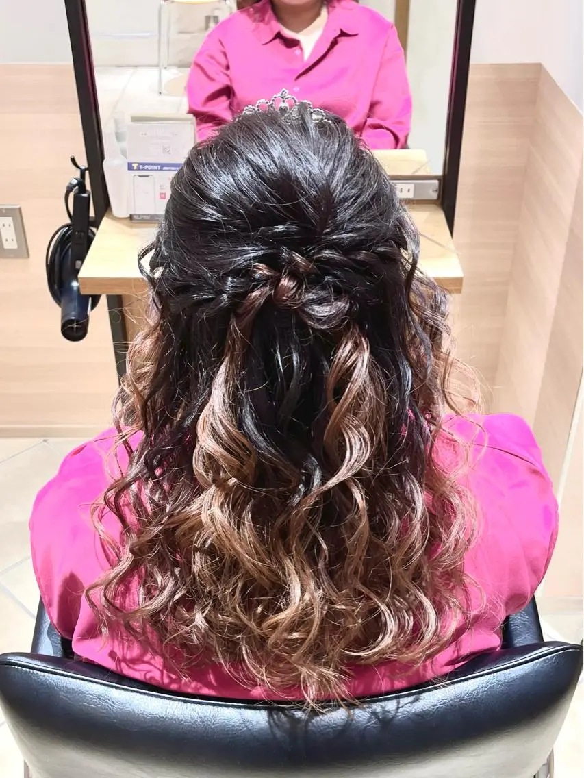 ロング 高橋 香澄のヘアスタイル