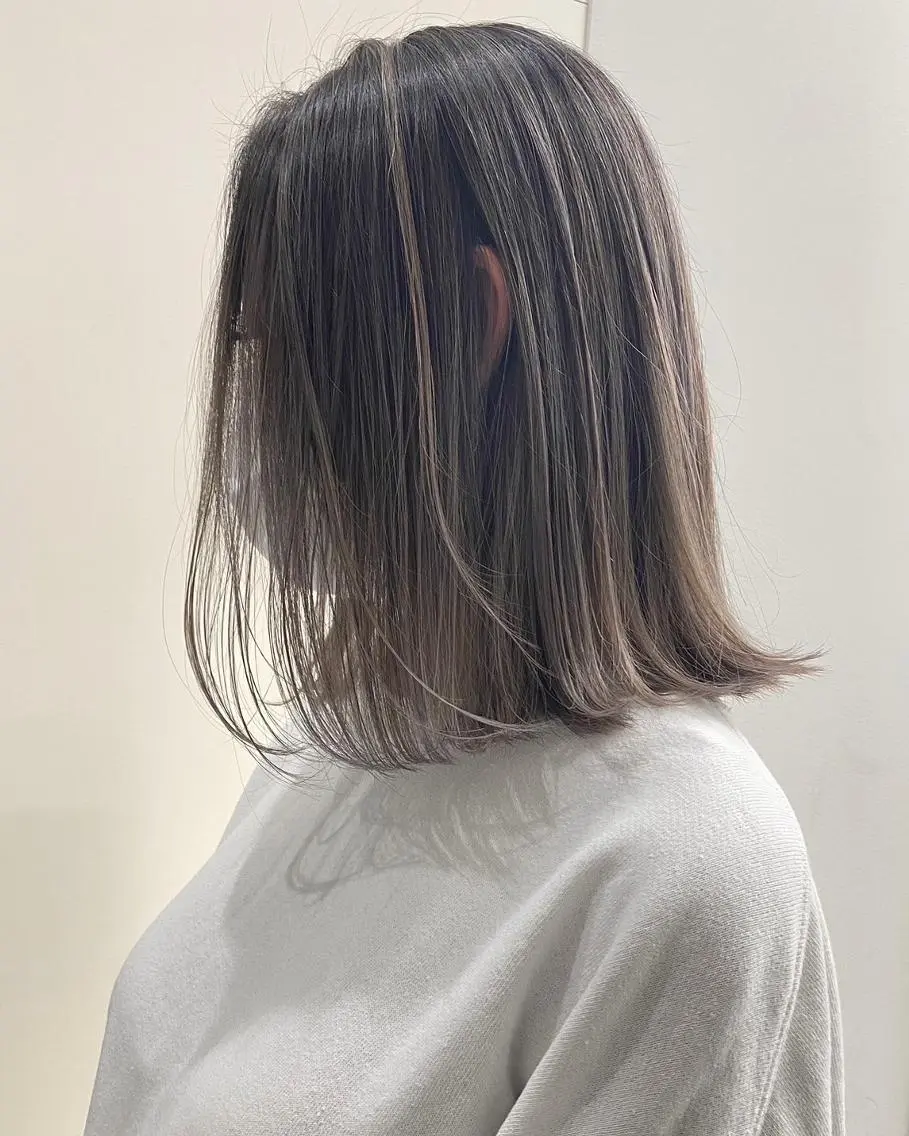 カラー ミディアム ヘアカラー トリートメント 【公式】amble luxe池袋東口🩷のヘアスタイル