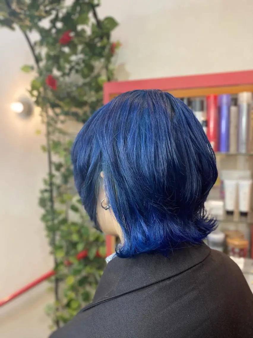 ショート ゆぴ☾‪/推しカラー /ハイトーンのヘアスタイル