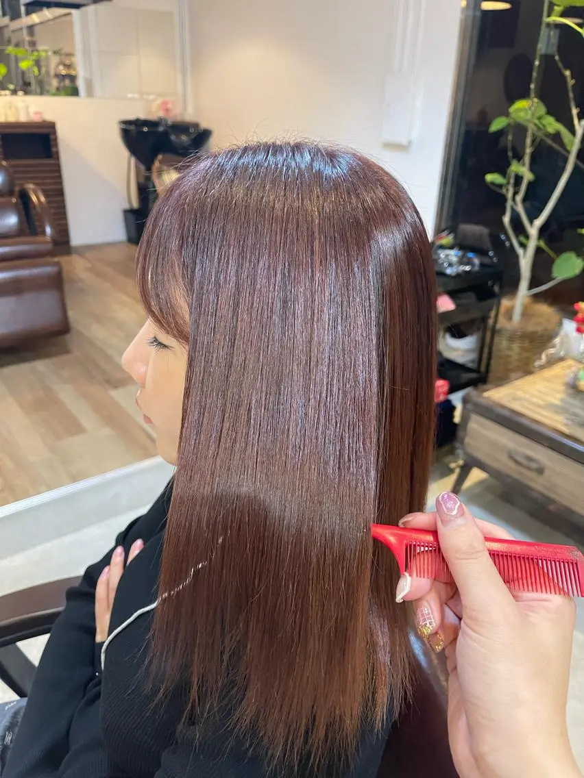 ミディアム 🔴CURIO キュリオ/南船場🔴のヘアスタイル