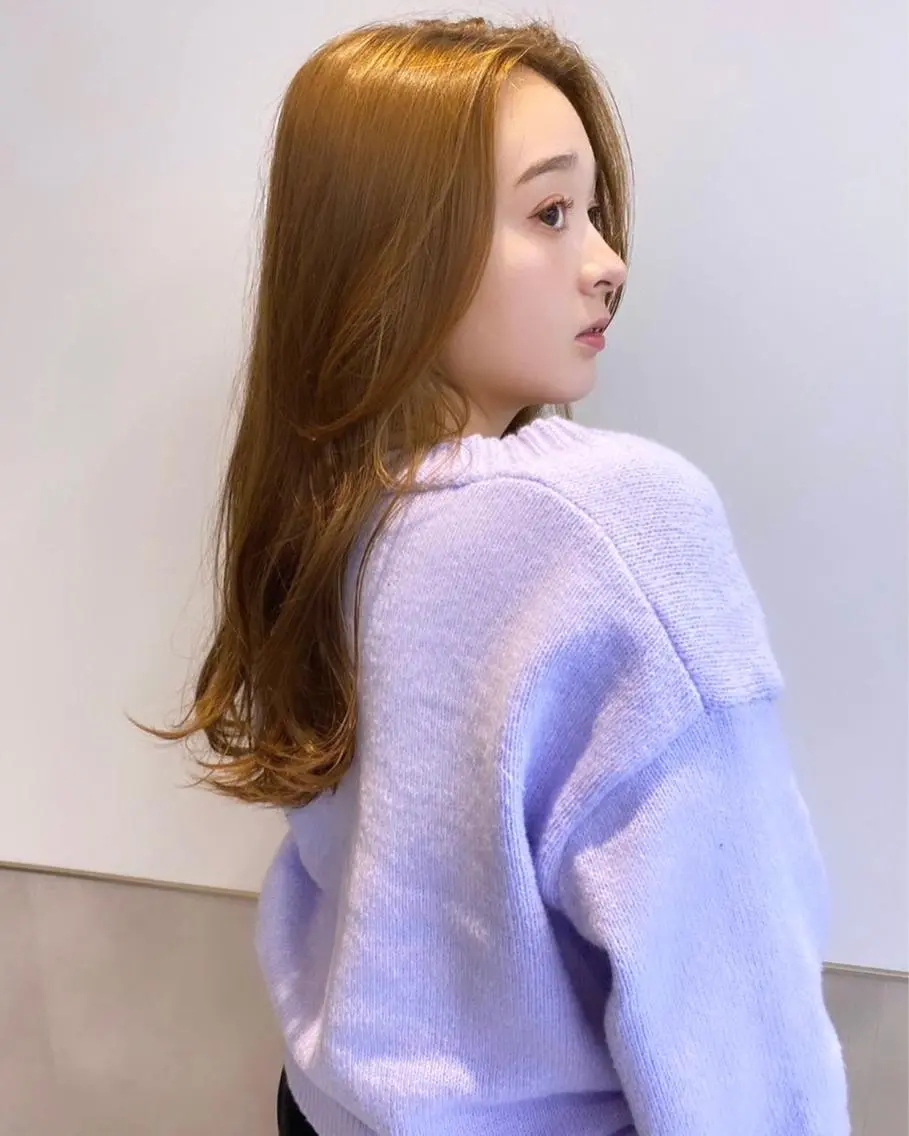 ロング カラー 顔まわりレイヤー 顔周りカット レイヤーカット 似合わせカット 🍒rena/池袋 /レイヤーカット🍒のヘアスタイル