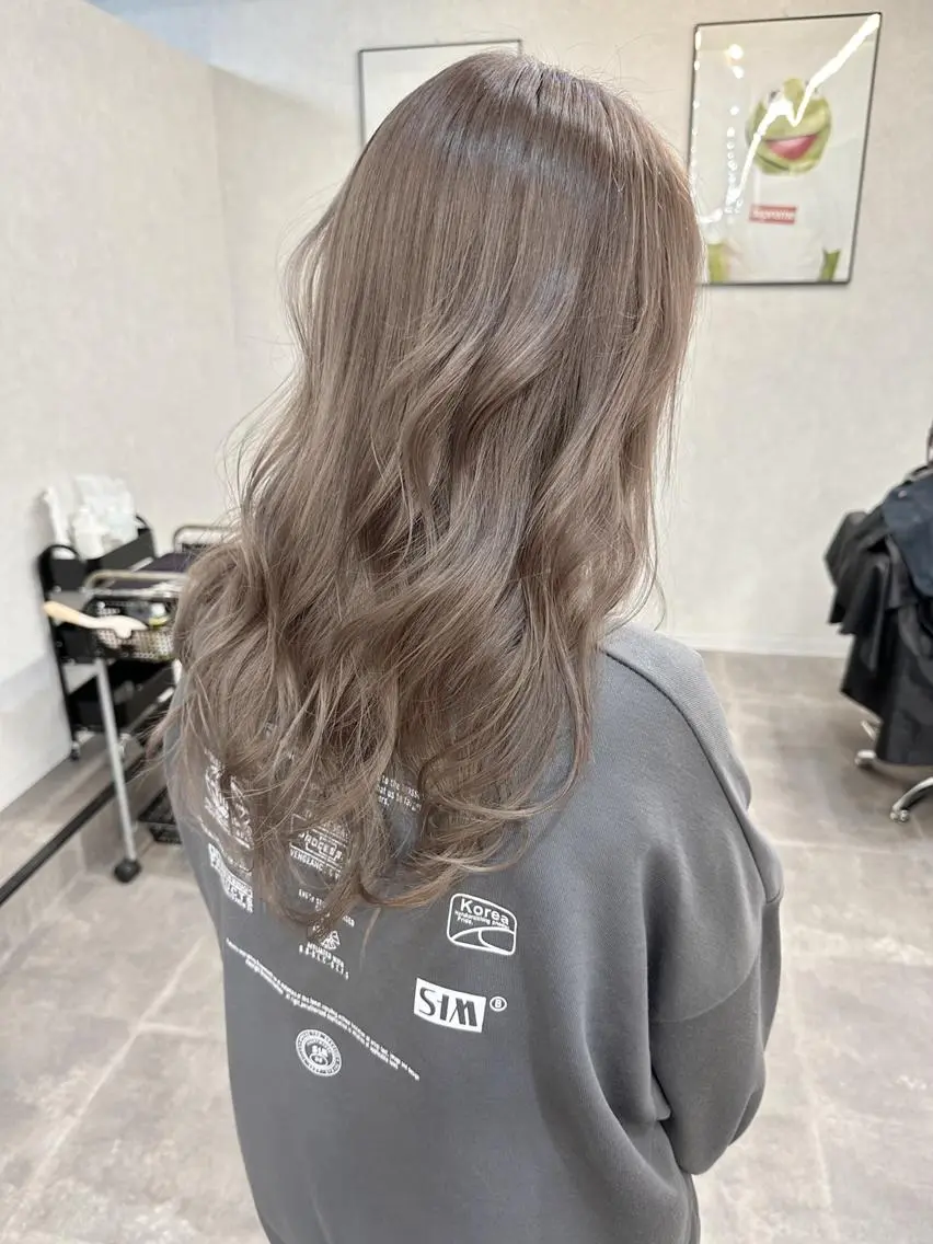 セミロング ヘアアレンジ カラー 💎lino _by _ACNE💎 🧸のヘアスタイル