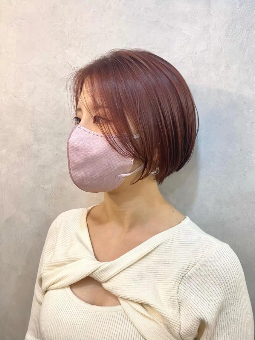 ショート カラー カット ヘアカラー トリートメント 🍃ショートヘア🍃 北林春樹のヘアスタイル