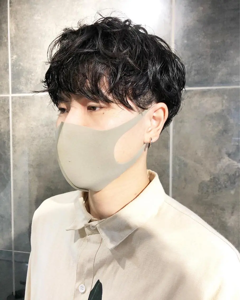 パーマ ヘアアレンジ メンズ マッシュ メンズパーマ カット パーマ トリートメント ヘアセット メンズ特化✂️栗原 侑也のヘアスタイル