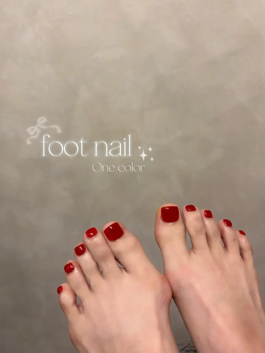 ネイル フットネイル ワンカラーネイル ハンドネイル フットネイル ❤︎fein. nail❤︎のネイルデザイン