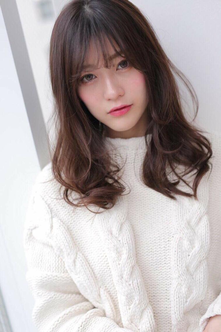 セミロング 小川 海のヘアスタイル