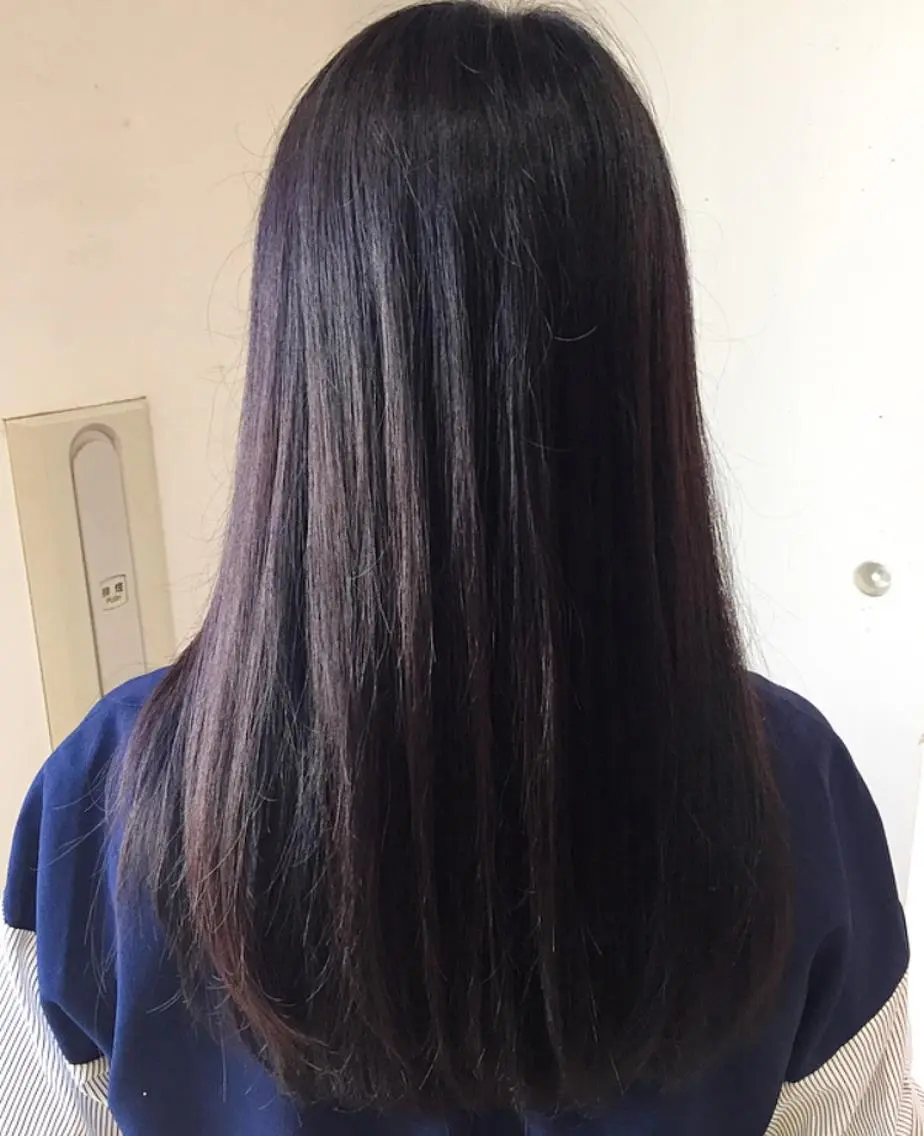 ロング カラー 脱白髪染め美容師 竹内涼乃のヘアスタイル