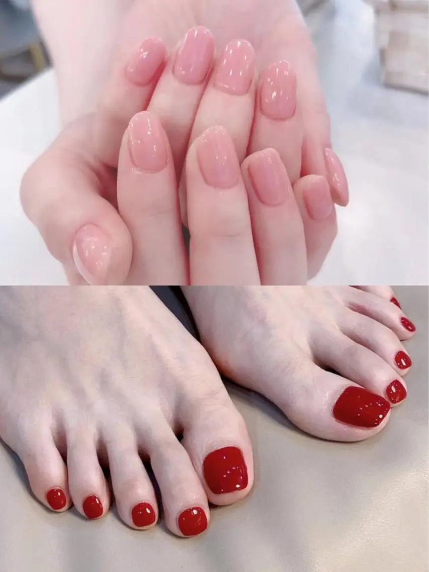 ネイル ハンドネイル フットネイル MoonNail ユリ🌸のネイルデザイン