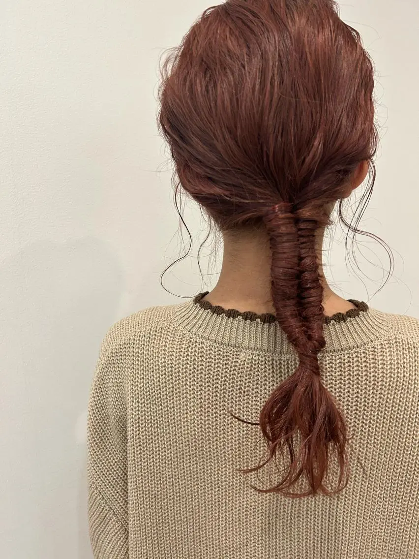 ロング ヘアアレンジ 💛🤍U too e’s /店長🧸のヘアスタイル
