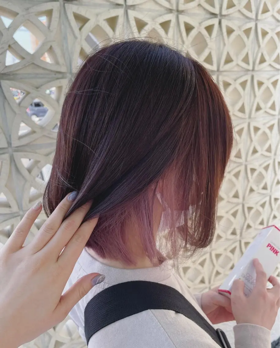 カラー 増田 結莉のヘアスタイル