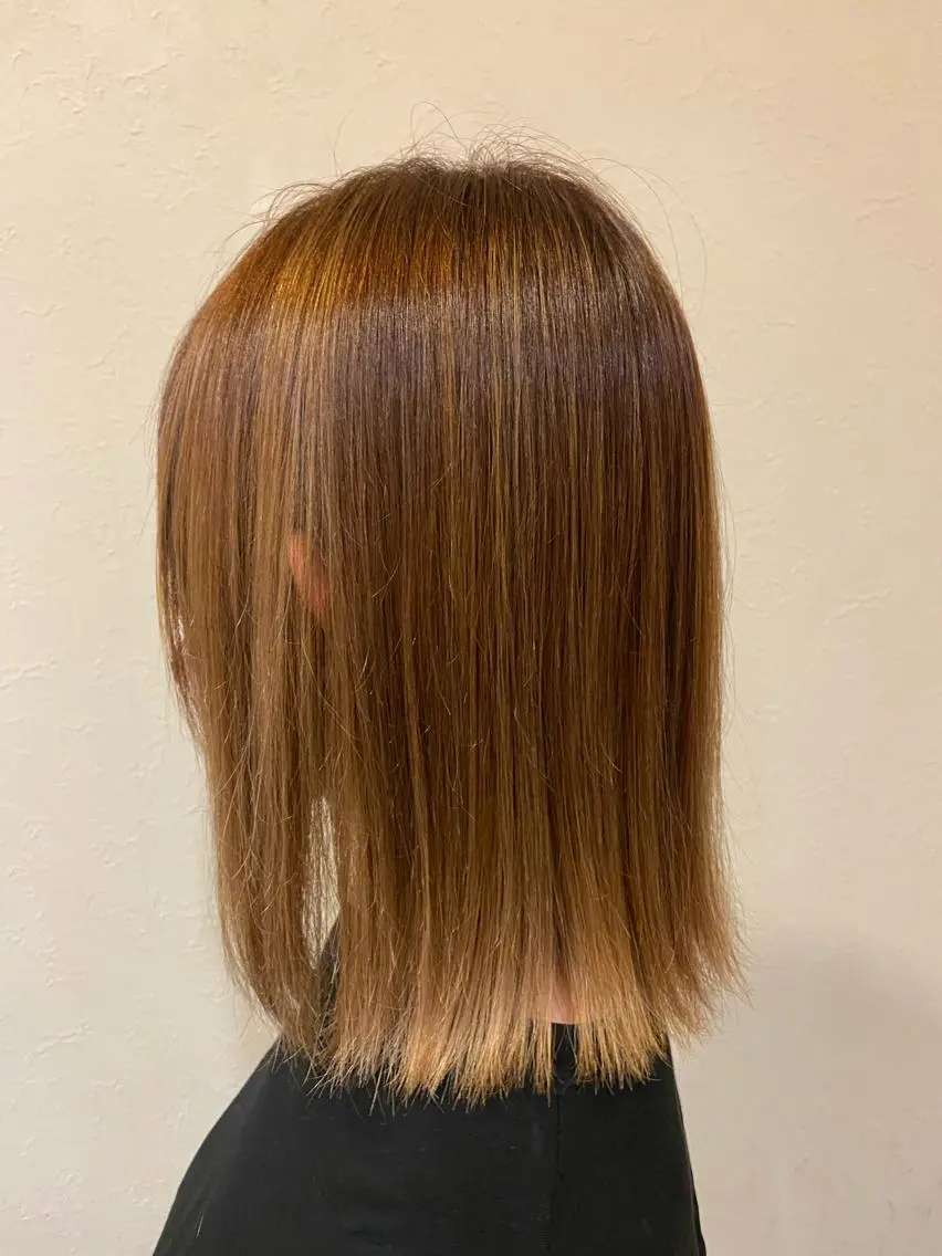 ミディアム パーマ 髪質改善🥇津田 【自由が丘】【美髪】のヘアスタイル