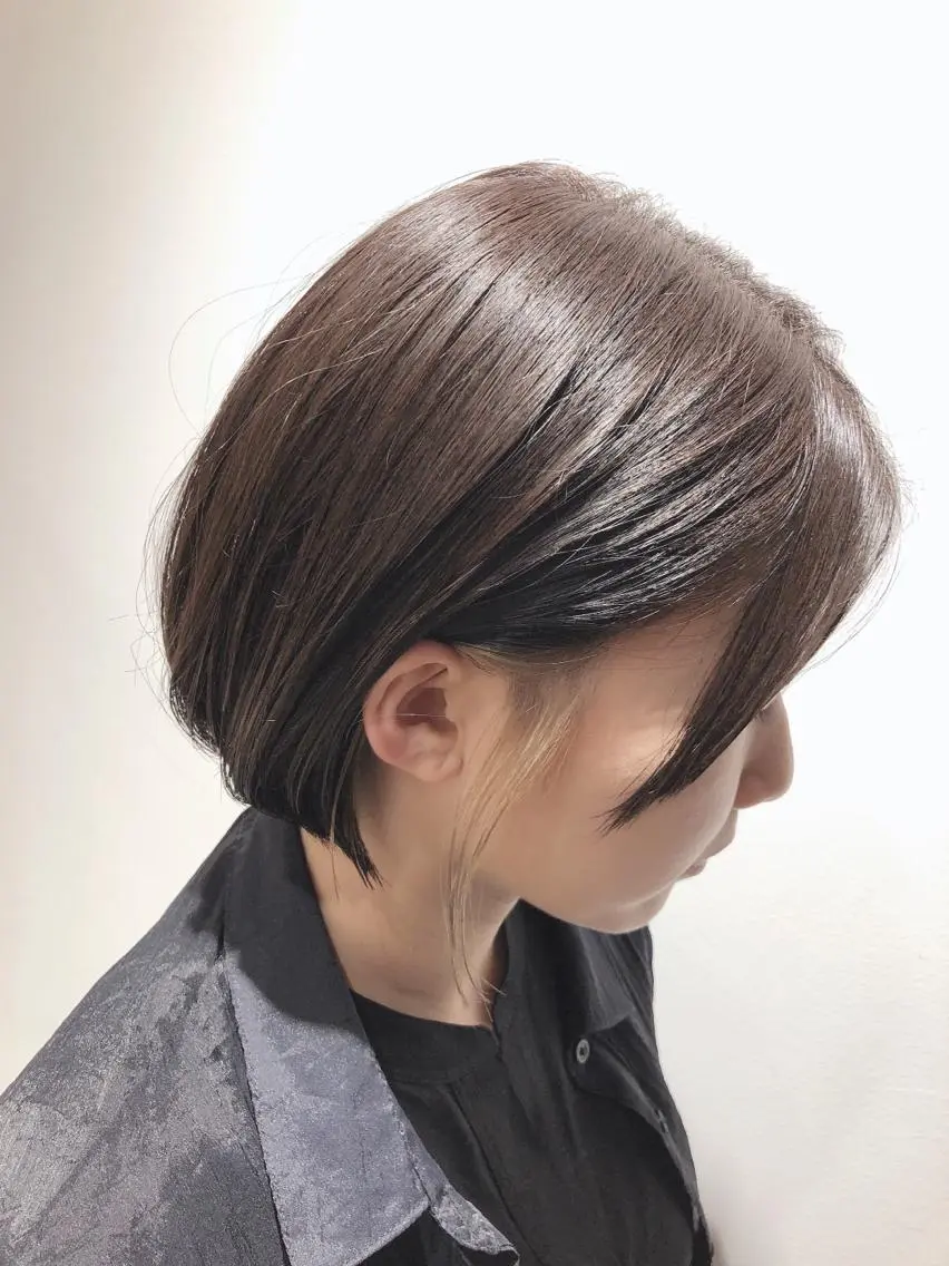 ショート カラー 飯塚 竜之介のヘアスタイル