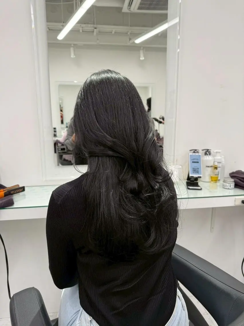 カラー ヘアカラー ヘッドスパ ヘアセット 夏の透明感🤍トレ ンドレイヤー🤍銀座のヘアスタイル