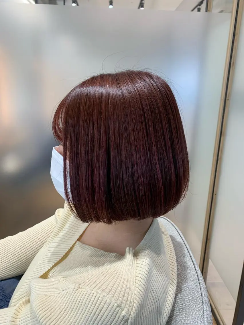 ショート カラー ピンクカラー 伊藤 優希のヘアスタイル