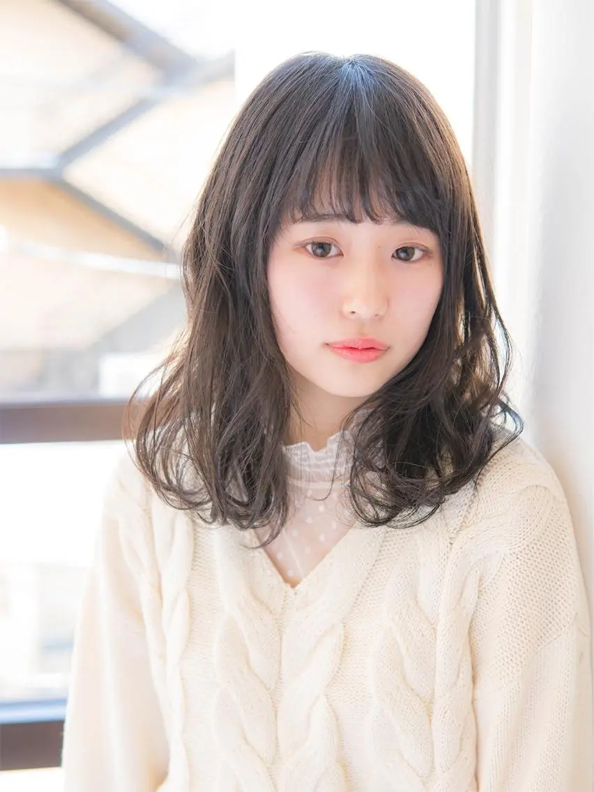 セミロング 永野 良一のヘアスタイル