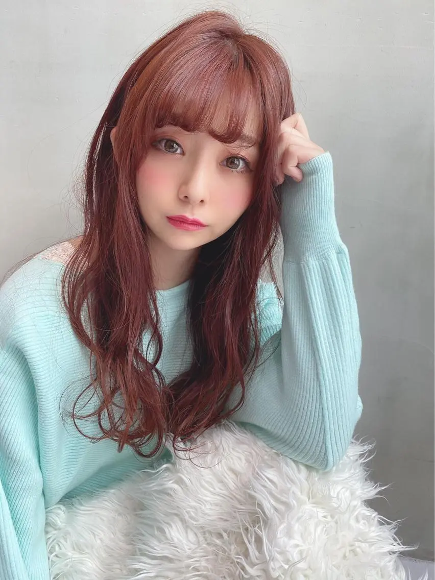 ロング カット ヘアカラー トリートメント 具志 正太のヘアスタイル