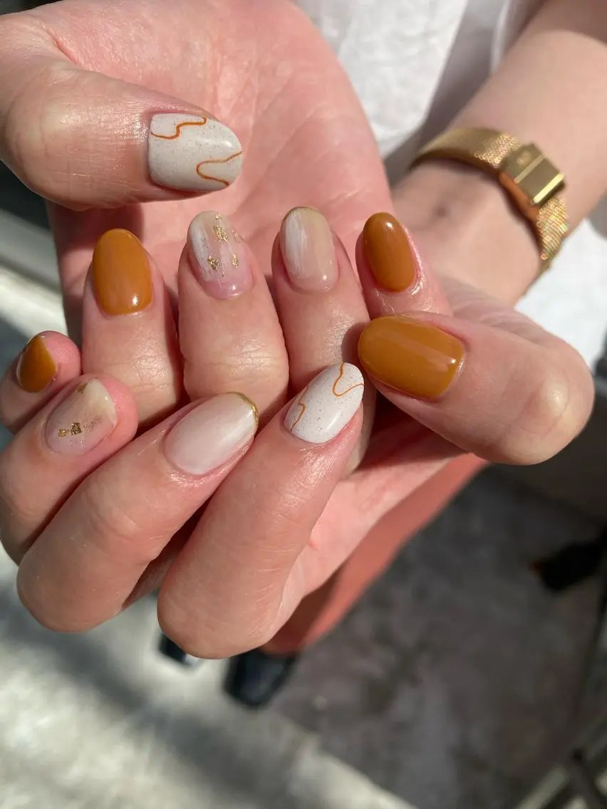 ネイル アートネイル クリアネイル ニュアンスネイル 🌼大西洋子 laughl🌼のネイルデザイン