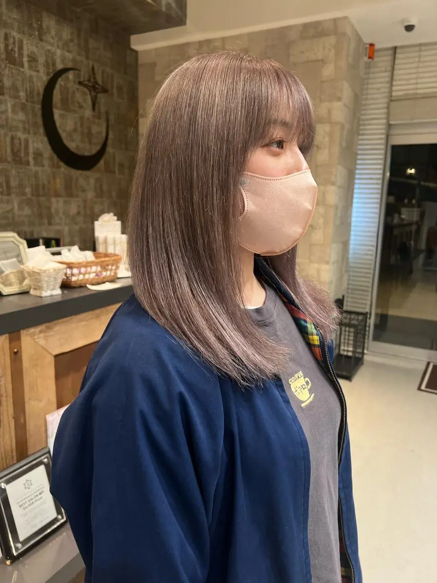 セミロング カラー 🔥メンズパーマ🔥 鈴木 翔斗のヘアスタイル