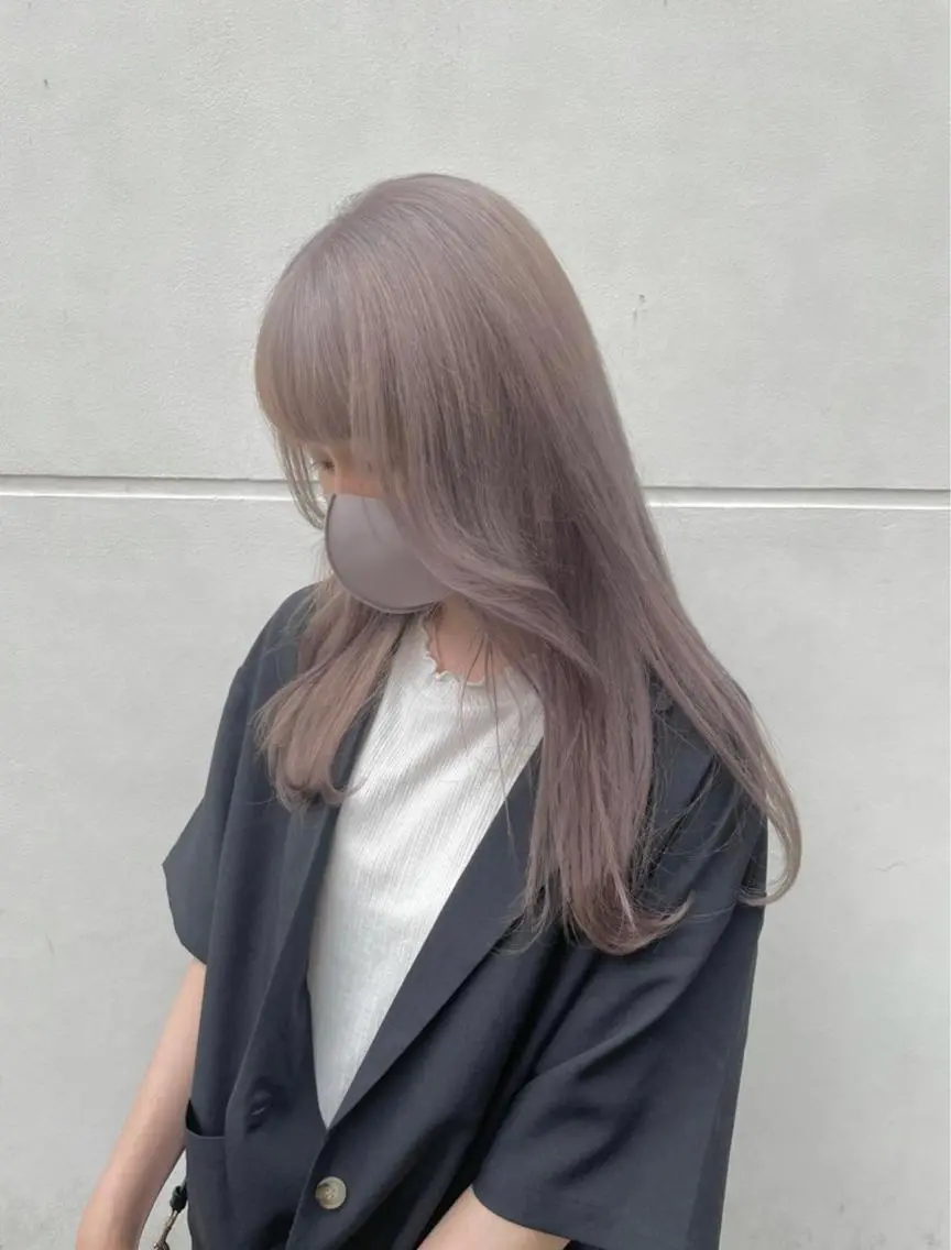 セミロング ヘアカラー トリートメント 🔥女子ウケ🔥 メンズカットRIOのヘアスタイル