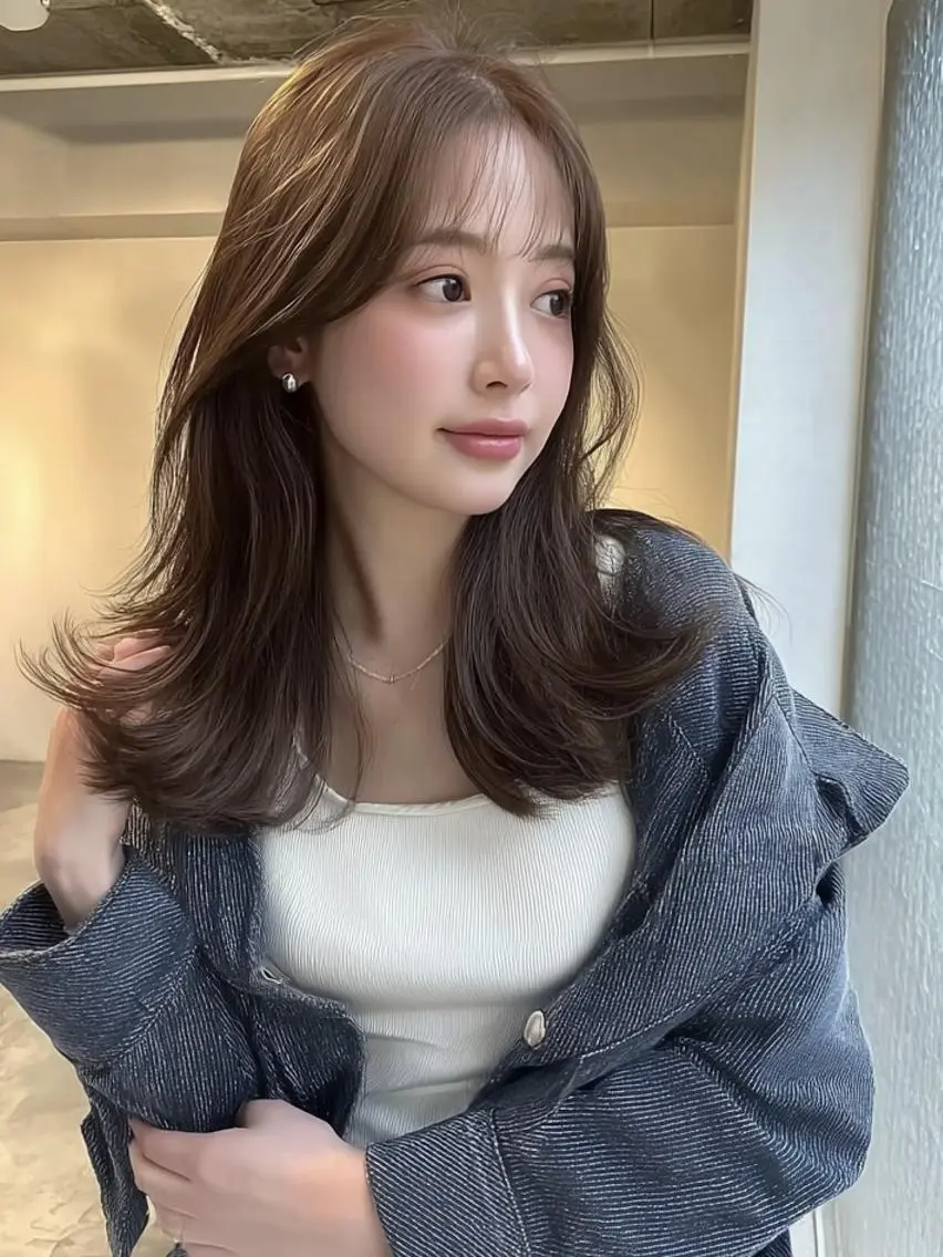 セミロング ボブ 外国人風カラー カット ヘアカラー トリートメント 🎀透明感カラー/ yuka🎀のヘアスタイル