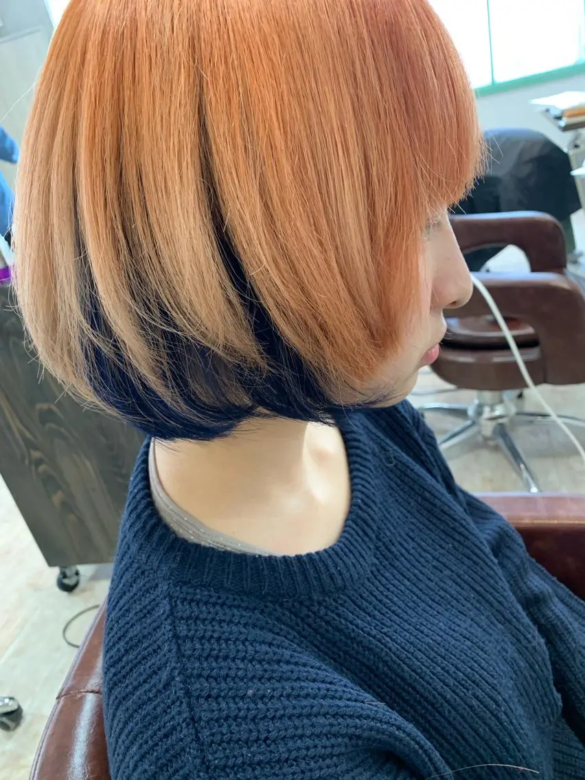 ショート カラー ブリーチ インナーカラー Rina Imaiのヘアスタイル