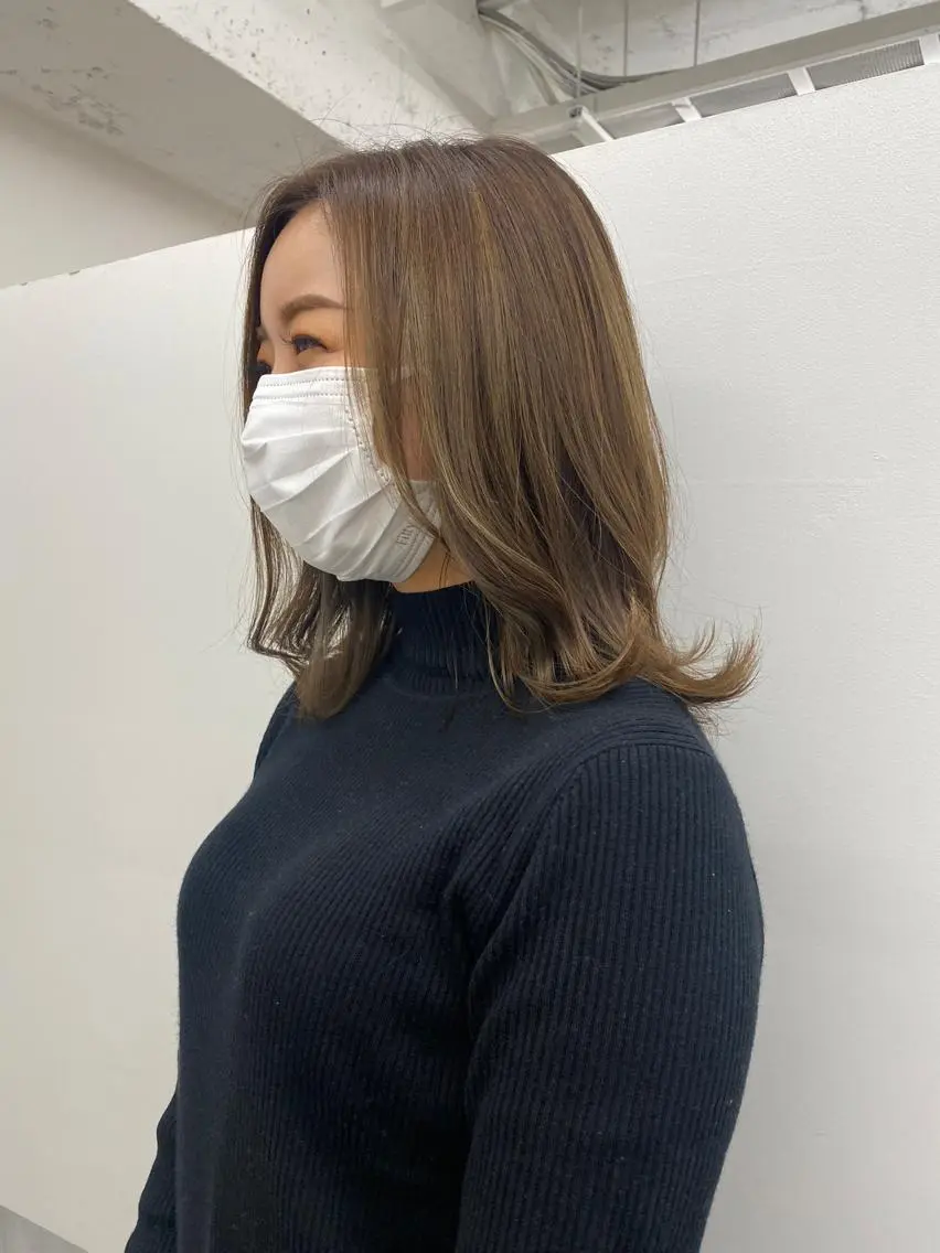 ミディアム ヘアアレンジ 韓国好き🇰🇷 美容師MIKUのヘアスタイル