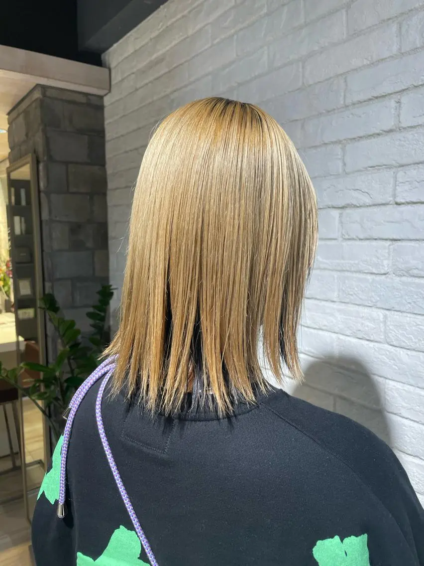 ミディアム パーマ ミディアムパーマ ストレートパーマ 縮毛矯正 小野寺 もものヘアスタイル