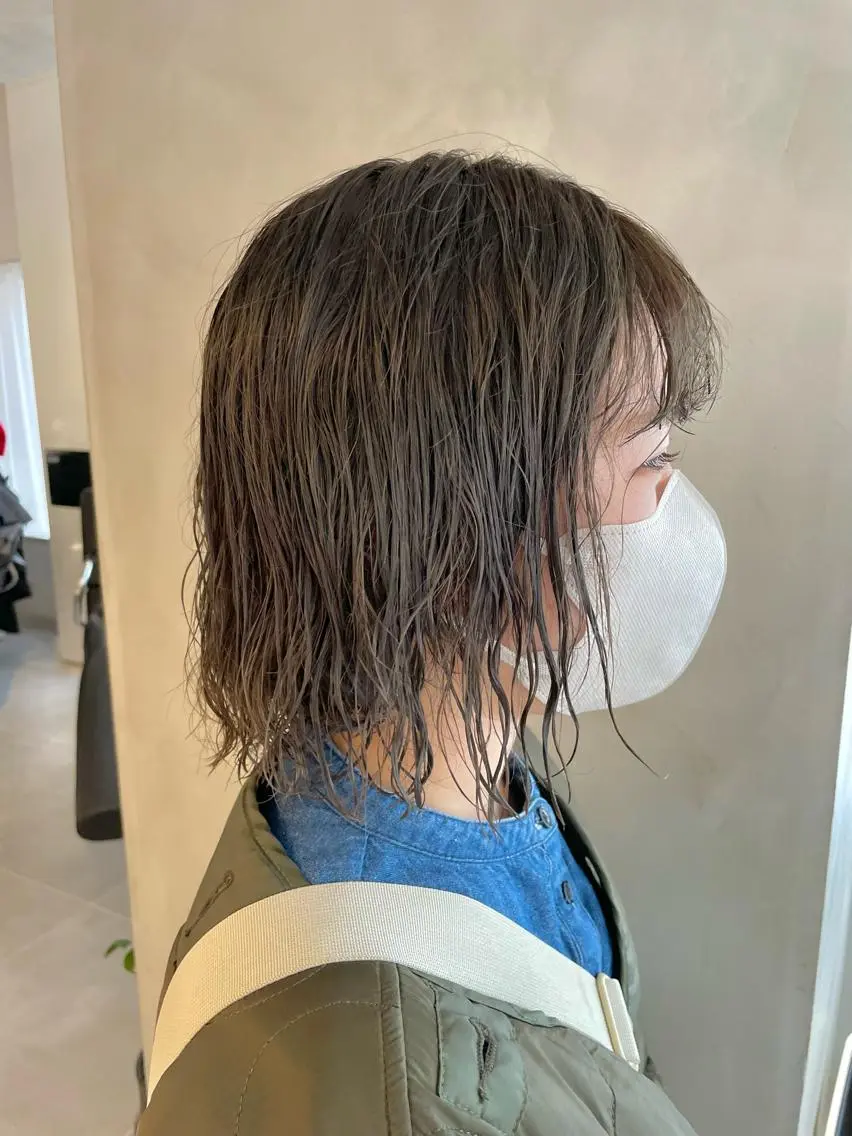 カラー パーマ 🪞透け感&韓国ヘア 🪞honokaのヘアスタイル