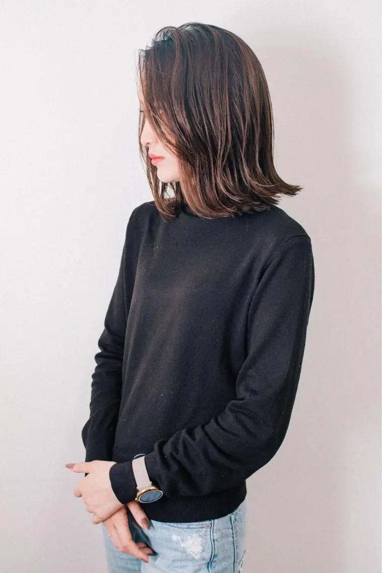 ミディアム カラー 千葉 慎也のヘアスタイル