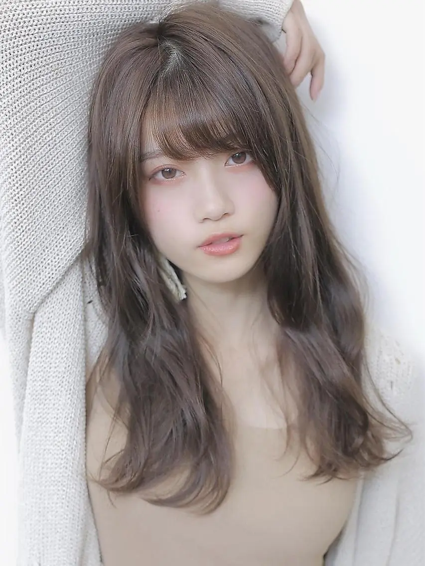 ロング カット ヘアカラー トリートメント NicoRE. 大人女子×髪質改善のヘアスタイル