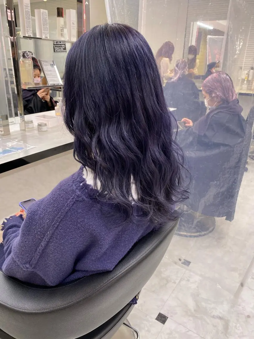 ロング カラー ヘアアレンジ レイヤーダブルカラー KYONのヘアスタイル