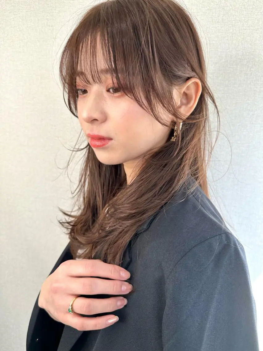 ロング カラー デザインカット ✨上品レディーなヘア スタイルへ✨髙木諒也のヘアスタイル