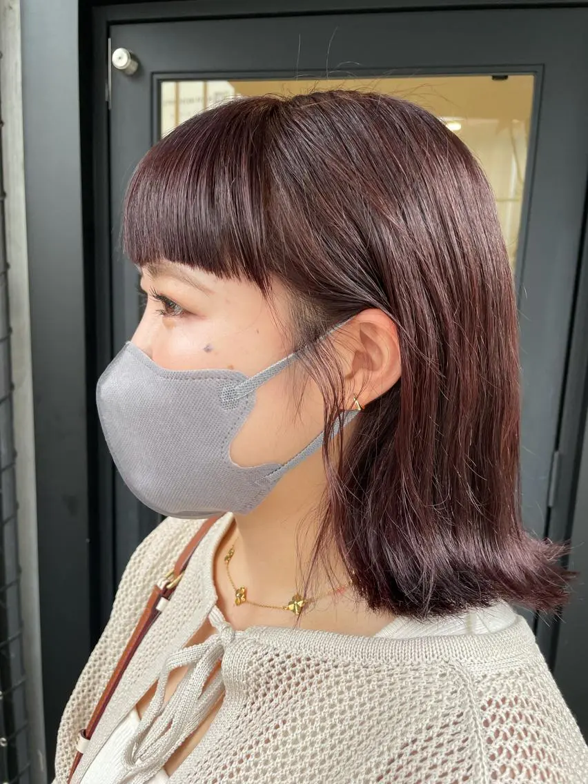 ミディアム カラー 🪞透け感&韓国ヘア 🪞honokaのヘアスタイル
