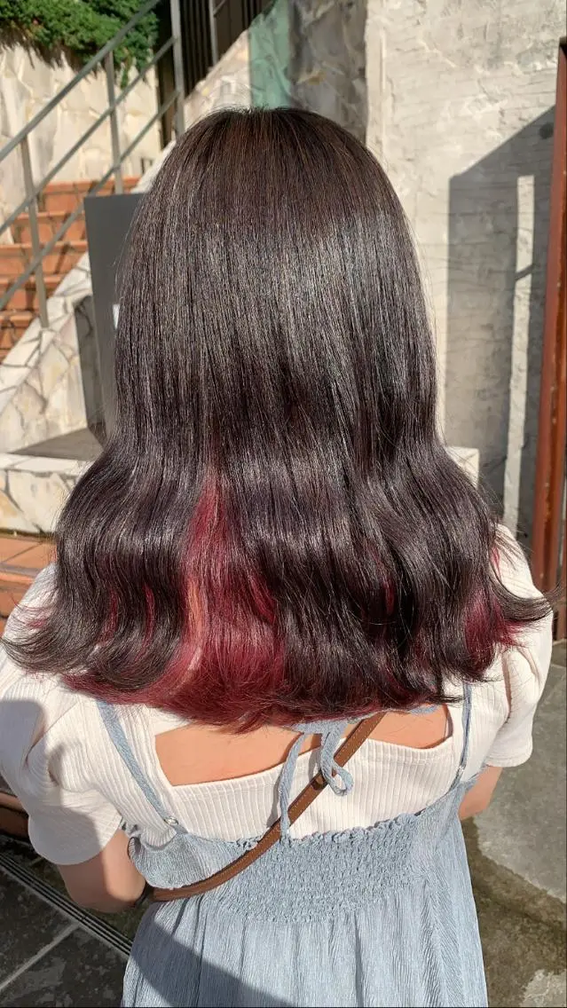 ロング カラー ヘアカラー トリートメント ヘアセット 🩶【推しハイトーン 】yuzu🩶のヘアスタイル