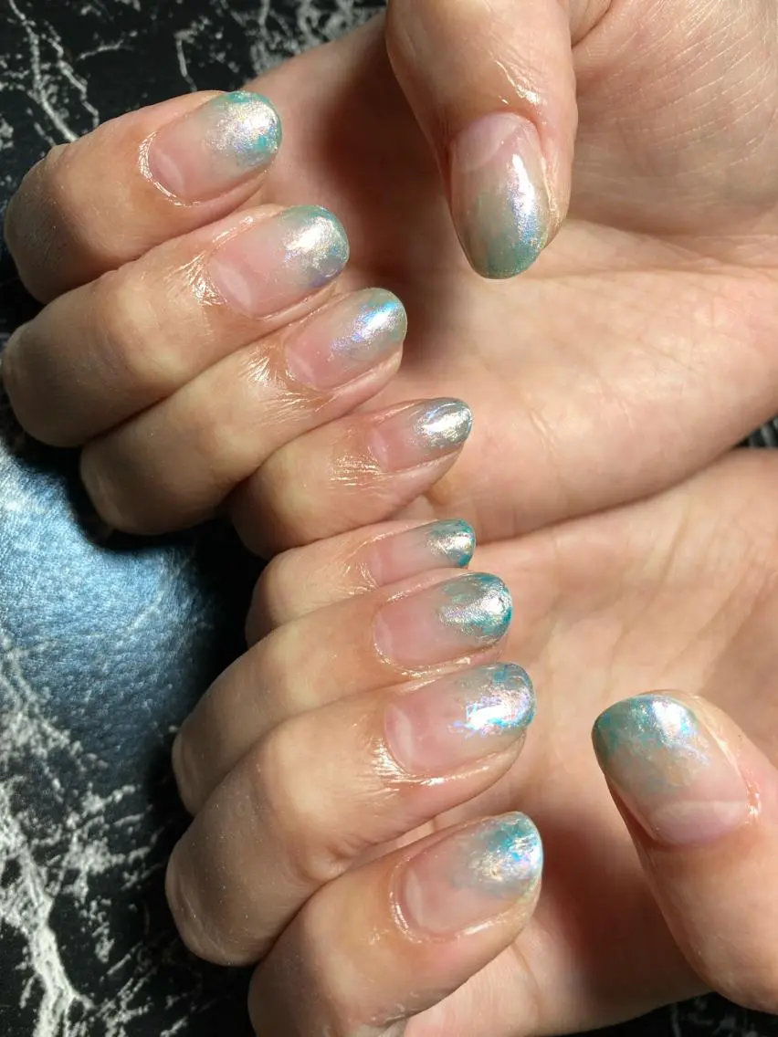 ショート ネイル ハンドネイル フットネイル ✴︎ Delightのネイルデザイン